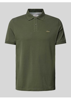 Koszulka polo z wyhaftowanym logo ze sklepu Peek&Cloppenburg  w kategorii T-shirty męskie - zdjęcie 173556187