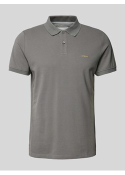 Koszulka polo z wyhaftowanym logo ze sklepu Peek&Cloppenburg  w kategorii T-shirty męskie - zdjęcie 173556206