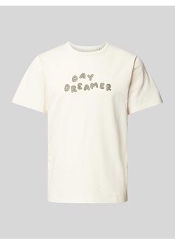T-shirt z detalem z logo model ‘DREAM’ ze sklepu Peek&Cloppenburg  w kategorii T-shirty męskie - zdjęcie 173556275