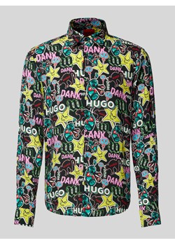 Koszula casualowa z wiskozy z nadrukiem z motywem na całej powierzchni model ‘Ermo’ ze sklepu Peek&Cloppenburg  w kategorii Koszule męskie - zdjęcie 173556297