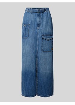 Spódnica jeansowa z rozcięciem ze sklepu Peek&Cloppenburg  w kategorii Spódnice - zdjęcie 173556327