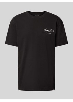T-shirt z nadrukiem z logo ze sklepu Peek&Cloppenburg  w kategorii T-shirty męskie - zdjęcie 173556356