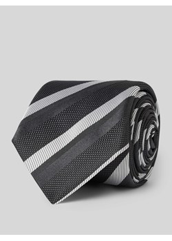 Krawat z detalem z logo ze sklepu Peek&Cloppenburg  w kategorii Krawaty - zdjęcie 173556418
