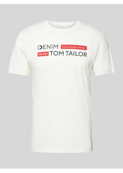 T-shirt z nadrukiem z logo model ‘Type H’ ze sklepu Peek&Cloppenburg  w kategorii T-shirty męskie - zdjęcie 173556457