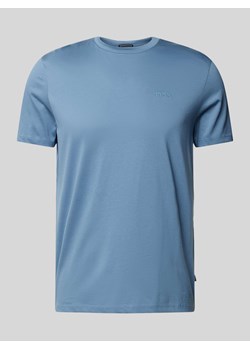 T-shirt z prążkowanym,okrągłym dekoltem model ‘Cosmo’ ze sklepu Peek&Cloppenburg  w kategorii T-shirty męskie - zdjęcie 173556549