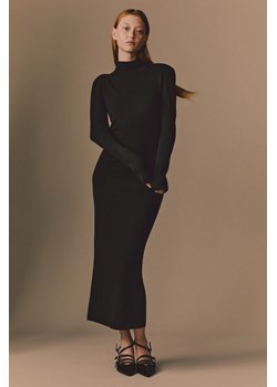 H & M - Sukienka bodycon z półgolfem - Czarny ze sklepu H&M w kategorii Sukienki - zdjęcie 173557298