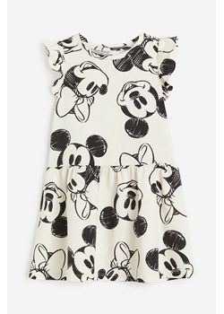 H & M - Bawełniana sukienka we wzory - Beżowy ze sklepu H&M w kategorii Sukienki dziewczęce - zdjęcie 173557318