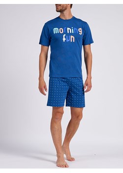 ALAN BROWN Piżama w kolorze niebieskim ze sklepu Limango Polska w kategorii Piżamy męskie - zdjęcie 173557347