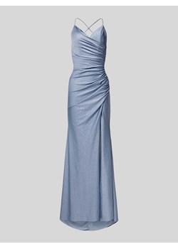Sukienka wieczorowa z bocznymi marszczeniami ze sklepu Peek&Cloppenburg  w kategorii Sukienki - zdjęcie 173557635