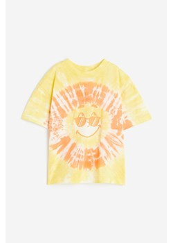 H & M - Dżersejowy T-shirt oversize - Żółty ze sklepu H&M w kategorii T-shirty chłopięce - zdjęcie 173557868