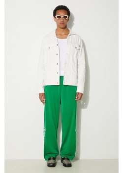 adidas Originals spodnie dresowe Adibreak kolor zielony z aplikacją IY9923 ze sklepu PRM w kategorii Spodnie męskie - zdjęcie 173558069