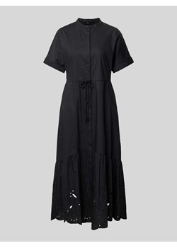 Sukienka midi z haftem angielskim ze sklepu Peek&Cloppenburg  w kategorii Sukienki - zdjęcie 173558585
