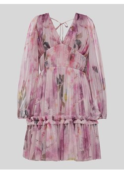 Sukienka koktajlowa o długości do kolan z kwiatowym wzorem ze sklepu Peek&Cloppenburg  w kategorii Sukienki - zdjęcie 173558717