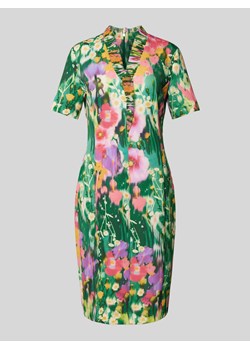 Sukienka etui o długości do kolan z dekoltem w serek ze sklepu Peek&Cloppenburg  w kategorii Sukienki - zdjęcie 173559169