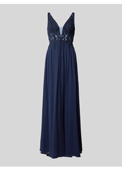 Sukienka wieczorowa obszyta ozdobnymi kamieniami ze sklepu Peek&Cloppenburg  w kategorii Sukienki - zdjęcie 173559177