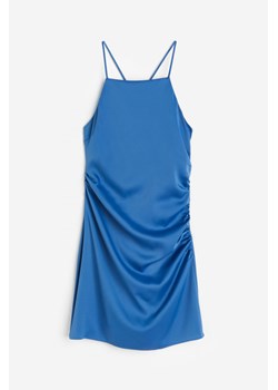 H & M - Drapowana sukienka - Niebieski ze sklepu H&M w kategorii Sukienki - zdjęcie 173559195