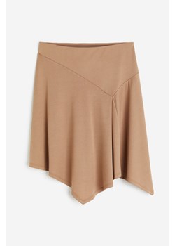 H & M - Asymetryczna spódnica - Beżowy ze sklepu H&M w kategorii Spódnice - zdjęcie 173559196
