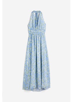 H & M - Długa sukienka z mocowaniem na karku - Beżowy ze sklepu H&M w kategorii Sukienki - zdjęcie 173559206