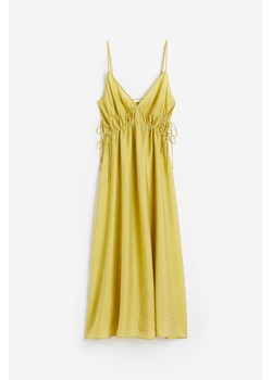 H & M - Sukienka ze sznurkiem do ściągania - Żółty ze sklepu H&M w kategorii Sukienki - zdjęcie 173559207