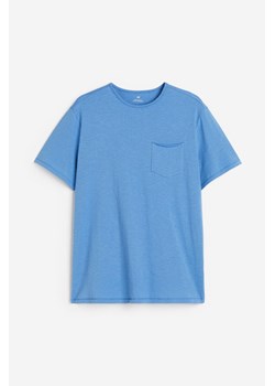 H & M - T-shirt Regular Fit - Niebieski ze sklepu H&M w kategorii T-shirty męskie - zdjęcie 173559209