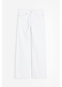 H & M - Baggy Regular Jeans - Biały ze sklepu H&M w kategorii Jeansy damskie - zdjęcie 173559257