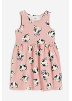 H & M - Bawełniana sukienka we wzory - Różowy ze sklepu H&M w kategorii Sukienki dziewczęce - zdjęcie 173559268