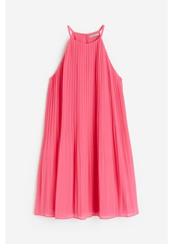 H & M - Sukienka z plisowanego szyfonu - Różowy ze sklepu H&M w kategorii Sukienki - zdjęcie 173559275