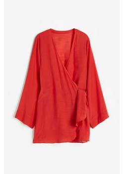 H & M - Kopertowa sukienka plażowa - Czerwony ze sklepu H&M w kategorii Sukienki - zdjęcie 173559286