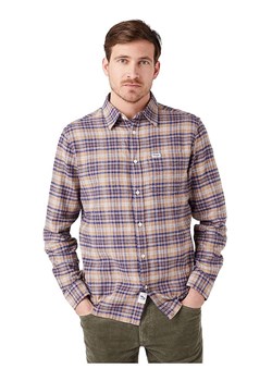 Wrangler Koszula - Regular fit - w kolorze beżowo-fioletowym ze sklepu Limango Polska w kategorii Koszule męskie - zdjęcie 173559468