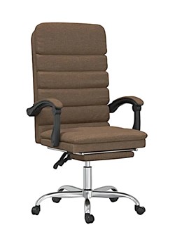 Brązowy rozkładany fotel masujący - Cartaxo 4X ze sklepu Edinos.pl w kategorii Maseczki ochronne - zdjęcie 173559845