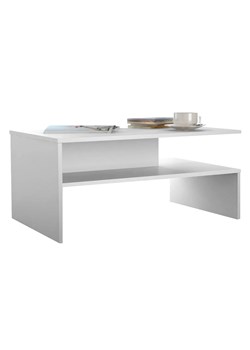 Biała Minimalistyczna Ława Kawowa D8-C70 ze sklepu Edinos.pl w kategorii Stoliki kawowe - zdjęcie 173559986