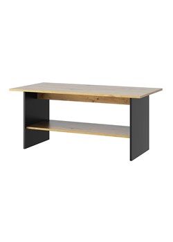 Prostokątna ława do salonu dąb artisan + czarny - Flaser 4X ze sklepu Edinos.pl w kategorii Stoliki kawowe - zdjęcie 173560088