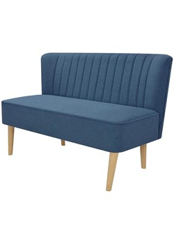 Romantyczna sofa Lernes - niebieska ze sklepu Edinos.pl w kategorii Sofy i kanapy - zdjęcie 173560367