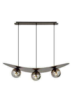 Nowoczesna lampa wisząca z grafitowymi kloszami - D123 E3-R81 ze sklepu Edinos.pl w kategorii Lampy wiszące - zdjęcie 173560789