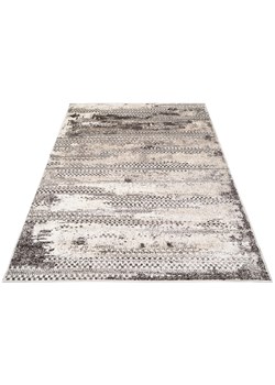 Jasnobrązowy dywan nowoczesny w delikatny wzór - Uwis 4X ze sklepu Edinos.pl w kategorii Dywany - zdjęcie 173561539