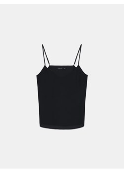 Mohito - Czarny top basic - czarny ze sklepu Mohito w kategorii Bluzki damskie - zdjęcie 173563665