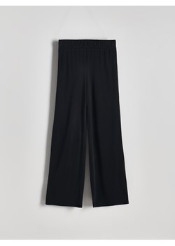 Reserved - Spodnie z modalem - czarny ze sklepu Reserved w kategorii Spodnie damskie - zdjęcie 173564169
