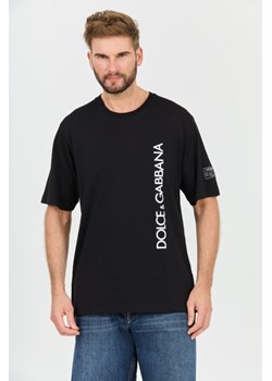 DOLCE & GABBANA Czarny t-shirt, Wybierz rozmiar 54 ze sklepu outfit.pl w kategorii T-shirty męskie - zdjęcie 173565536