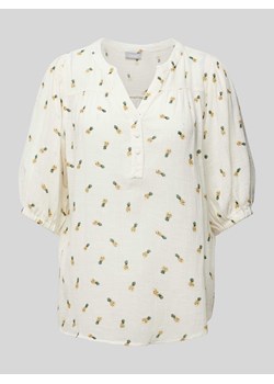 Bluzka z rękawem o dł. 3/4 model ‘Bobbi’ ze sklepu Peek&Cloppenburg  w kategorii Bluzki damskie - zdjęcie 173565825