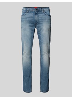 Jeansy o kroju extra slim fit z 5 kieszeniami model ‘HUGO 734’ ze sklepu Peek&Cloppenburg  w kategorii Jeansy męskie - zdjęcie 173565926