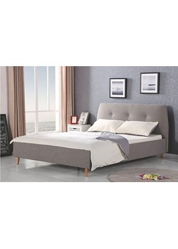 Łóżko popielate Dolis 160x200 ze sklepu Edinos.pl w kategorii Łóżka i materace - zdjęcie 173567185