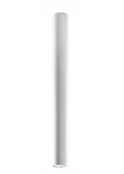 Biały nowoczesny długi plafon tuba - S246-Lagor ze sklepu Edinos.pl w kategorii Lampy sufitowe - zdjęcie 173567266
