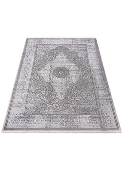 Szaro-biały nowoczesny dywan w orientalny wzór - Orso 10x ze sklepu Edinos.pl w kategorii Dywany - zdjęcie 173567915