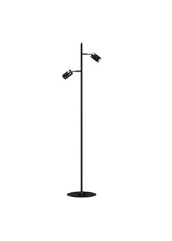 Czarna nowoczesna lampa podłogowa - K381-Hawe ze sklepu Edinos.pl w kategorii Lampy podłogowe - zdjęcie 173568099