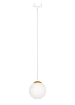 Nowoczesna lampa wisząca szklana kula - A490-Ixela ze sklepu Edinos.pl w kategorii Lampy wiszące - zdjęcie 173568468
