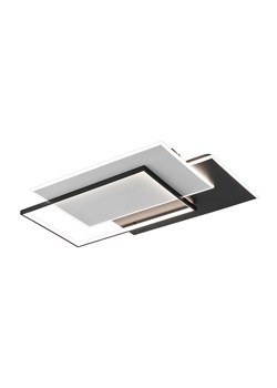 Czarno-biały plafon sufitowy LED - A505-Odel ze sklepu Edinos.pl w kategorii Lampy sufitowe - zdjęcie 173568536