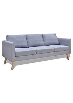 Sofa 3-osobowa Imex 2L - jasny szary ze sklepu Edinos.pl w kategorii Sofy i kanapy - zdjęcie 173568628