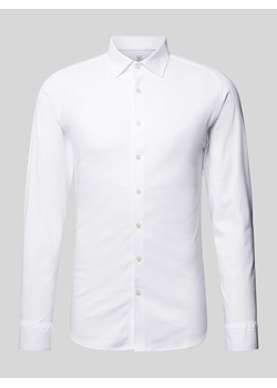 Koszula biznesowa o kroju slim fit z kołnierzykiem typu kent ze sklepu Peek&Cloppenburg  w kategorii Koszule męskie - zdjęcie 173569038