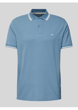 Koszulka polo z krótką listwą guzikową model ‘DANTE’ ze sklepu Peek&Cloppenburg  w kategorii T-shirty męskie - zdjęcie 173569135