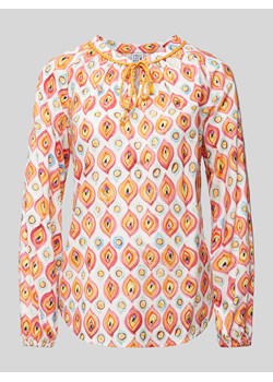 Bluzka z wycięciem w kształcie łezki ze sklepu Peek&Cloppenburg  w kategorii Bluzki damskie - zdjęcie 173569219